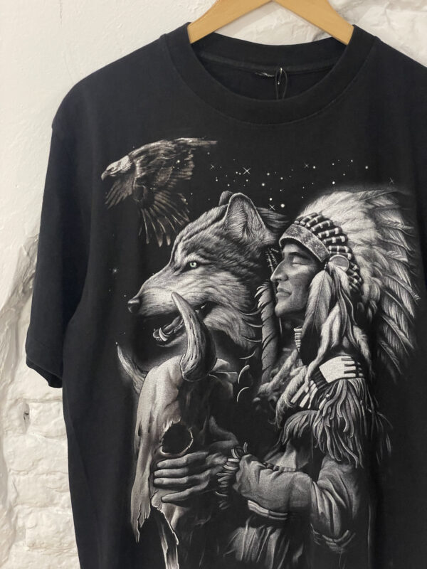 CAMISETA GRÁFICA LOBO - Imagen 2