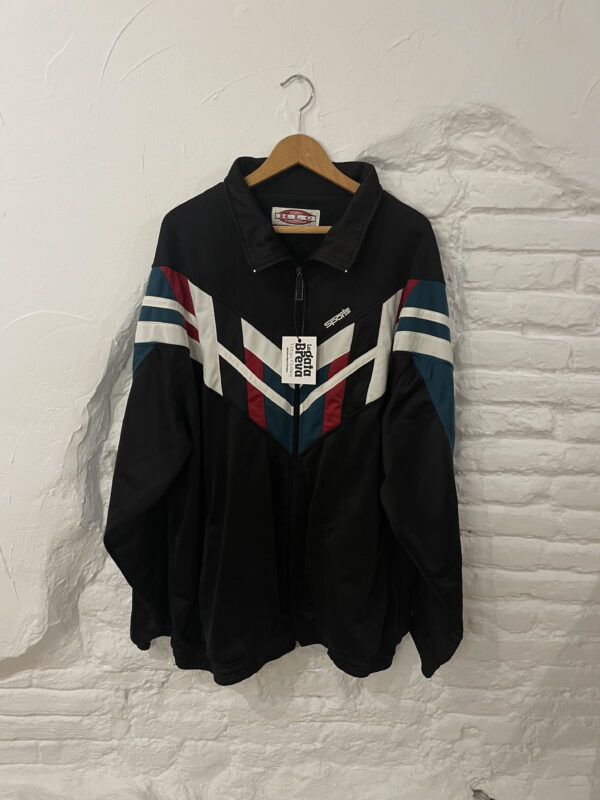 CHAQUETA CHÁNDAL FRANJA COLORES