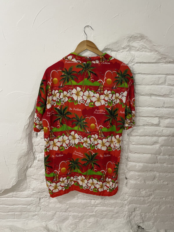 CAMISA HAWAIANA FLORES - Imagen 3