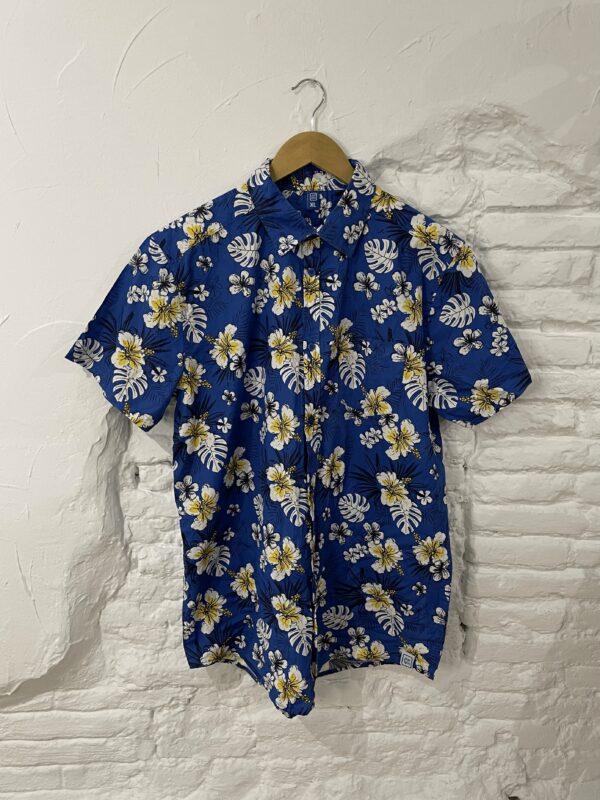 CAMISA HAWAIANA AZUL