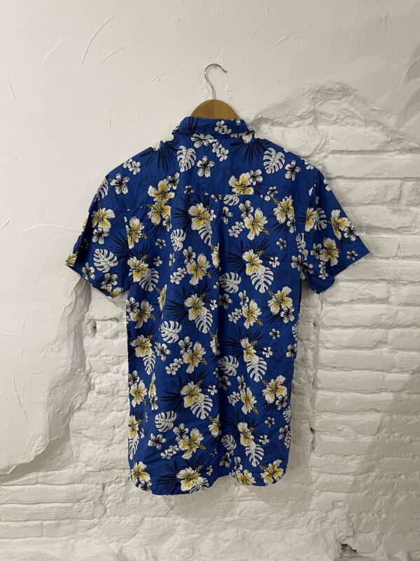 CAMISA HAWAIANA AZUL - Imagen 3