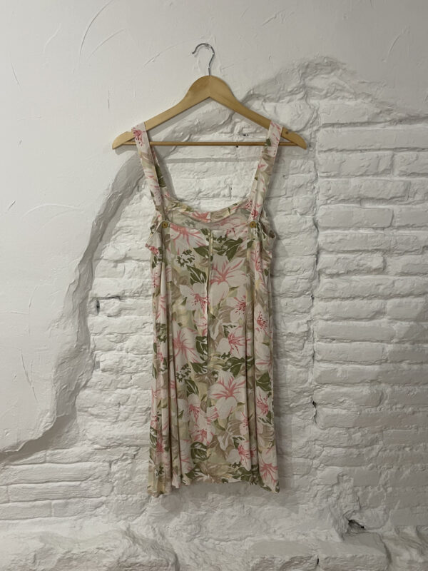 VESTIDO MINI HIBISCOS - Imagen 3