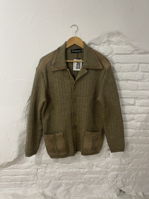 CÁRDIGAN BEIGE BOLSILLOS