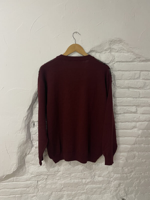 JERSEY CUELLO PICO GRANATE - Imagen 3