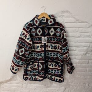 CHAQUETA POLAR ÉTNICA BORREGO
