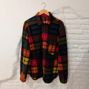 CHAQUETA POLAR CUADROS
