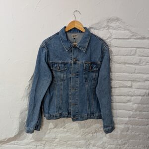 CAZADORA VAQUERA AZUL