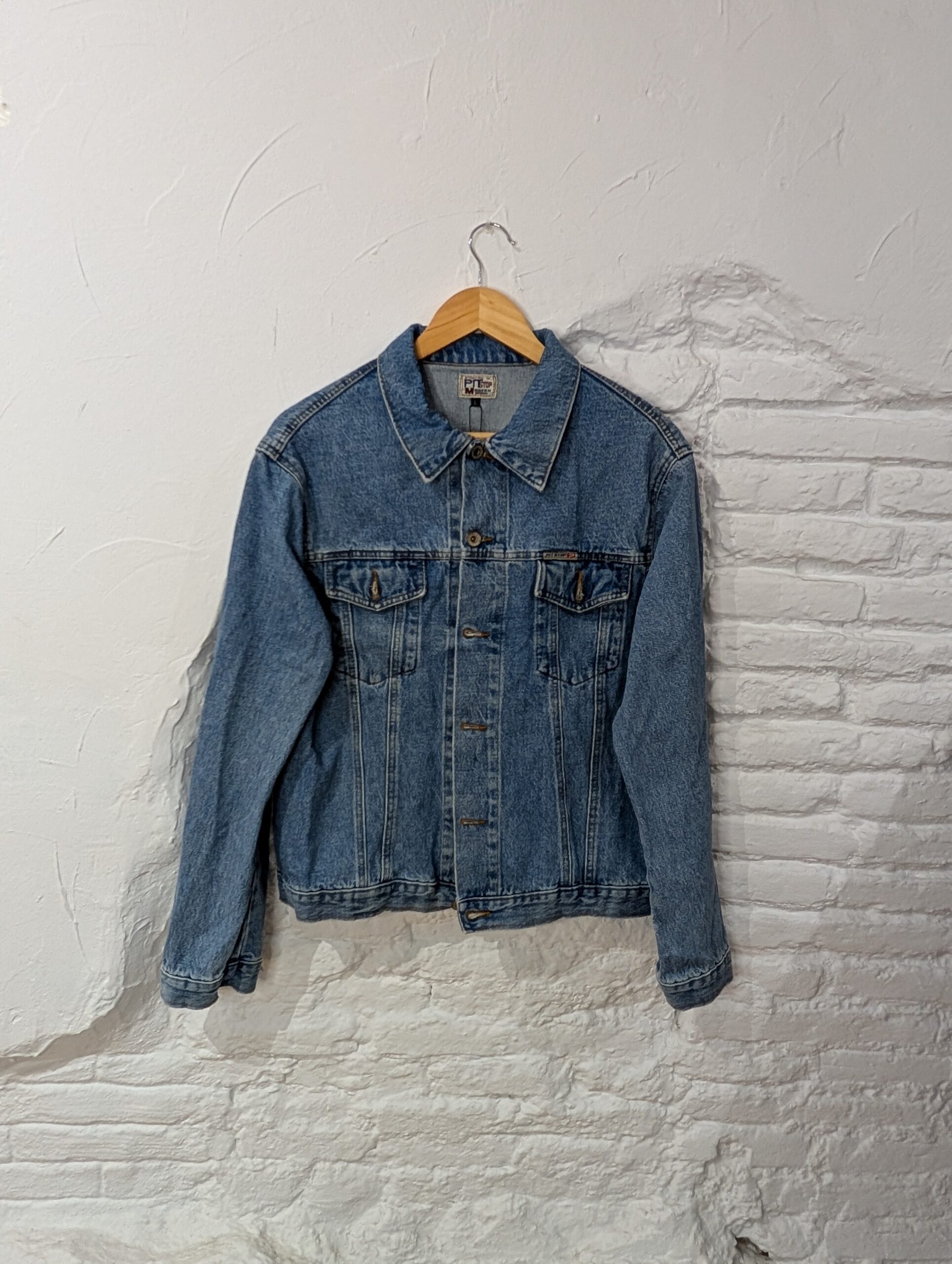 CAZADORA VAQUERA AZUL