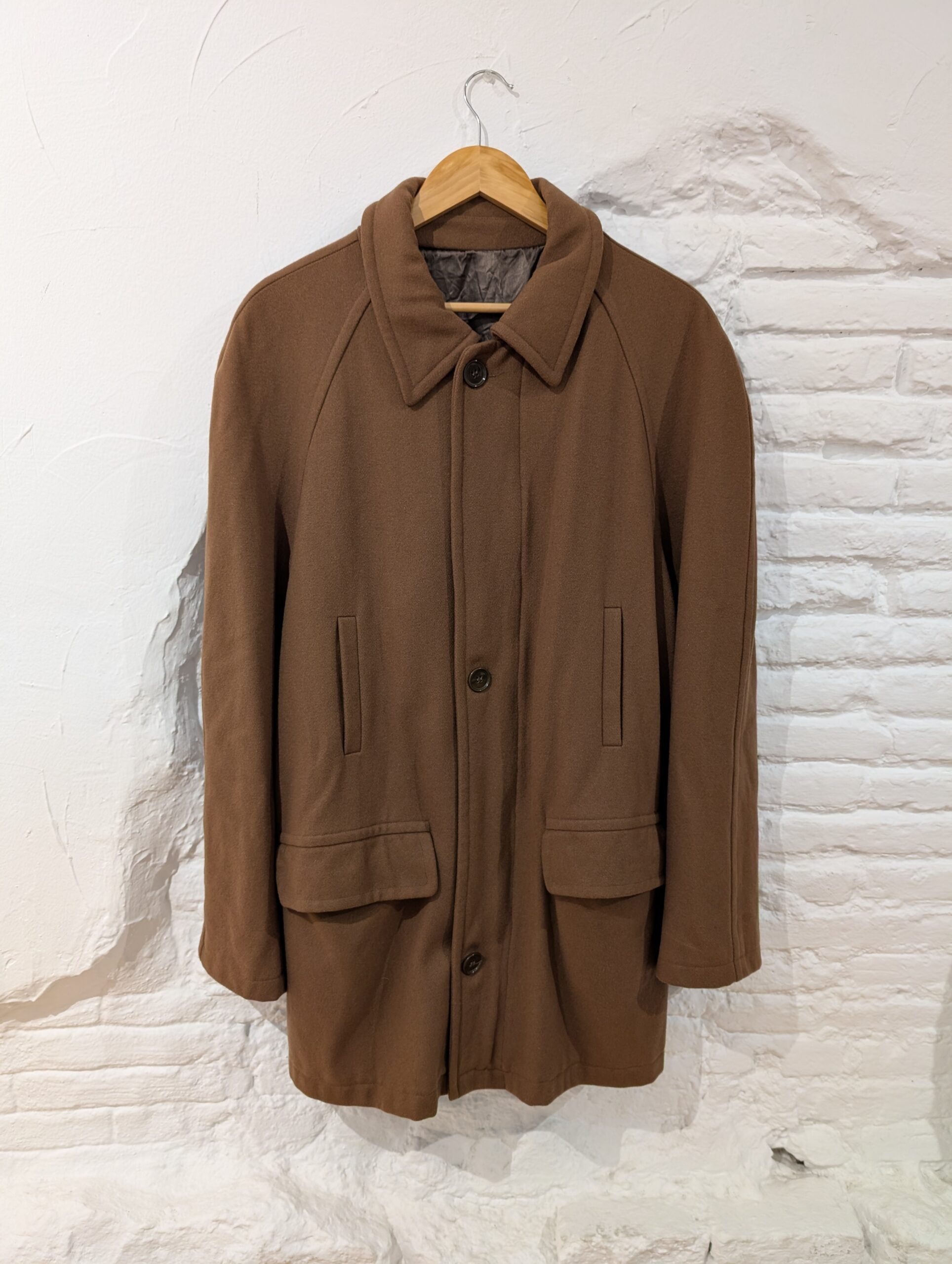 ABRIGO DE PAÑO MARRÓN