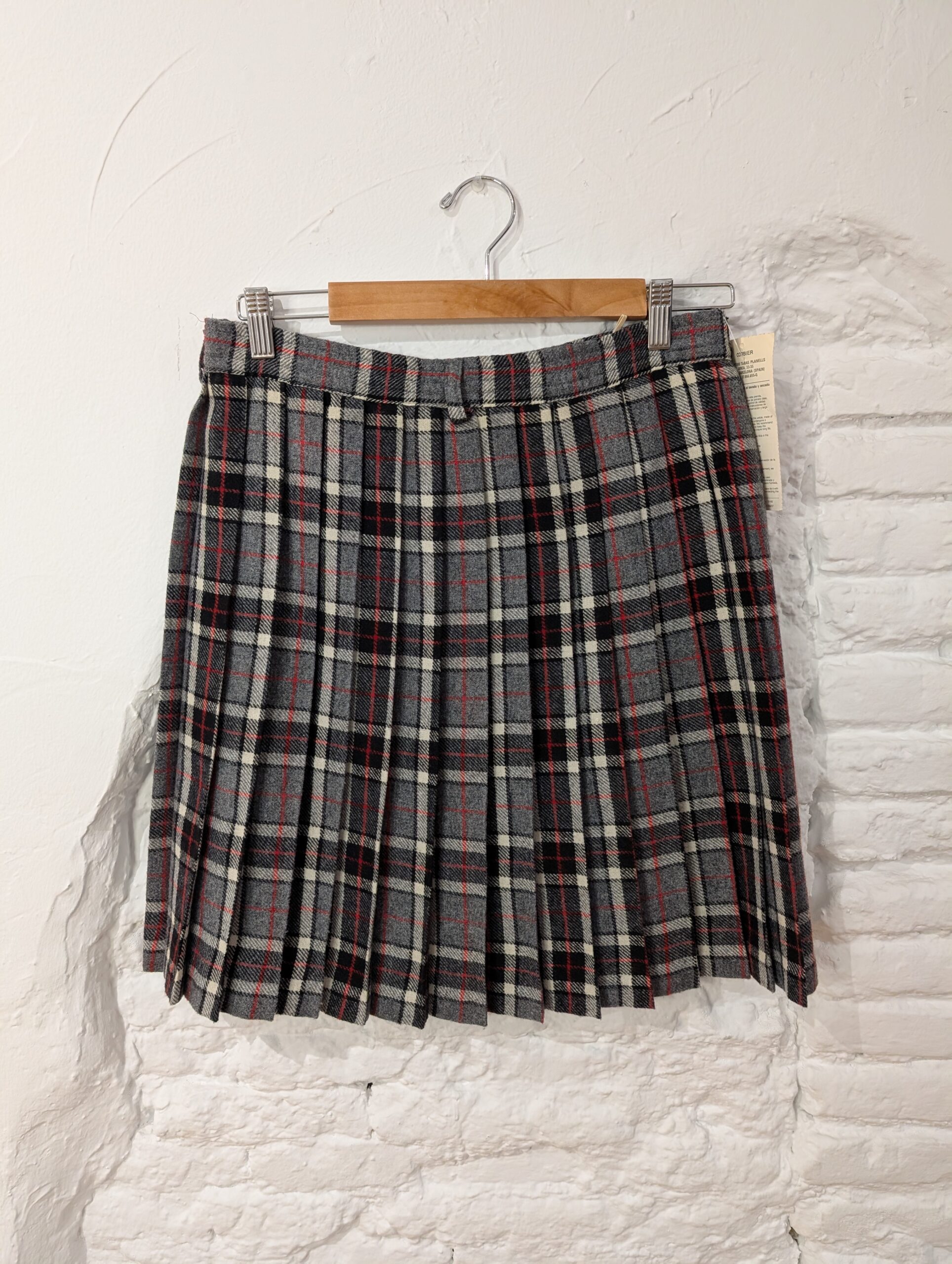 FALDA DE TABLAS ESTAMPADO CUADROS