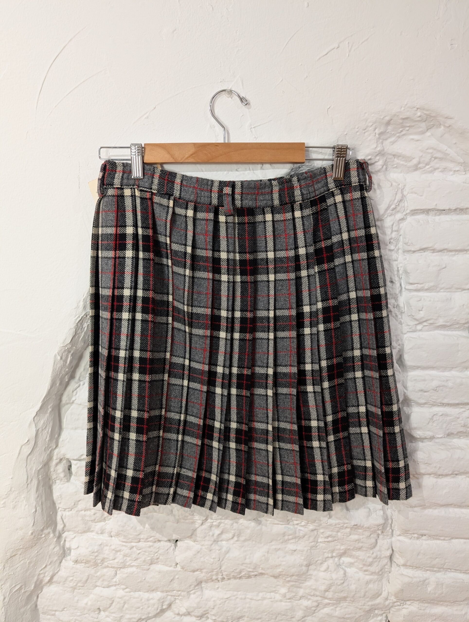 FALDA DE TABLAS ESTAMPADO CUADROS - Imagen 3