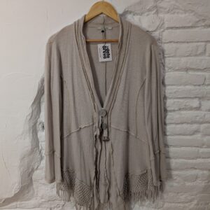 CHAQUETA DE PUNTO FLECOS