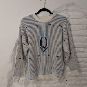 JERSEY RAYAS BLANCO Y AZUL