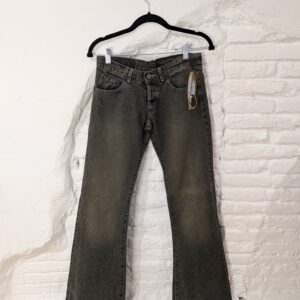 PANTALÓN VAQUERO CAMPANA GRIS OSCURO MOTOR