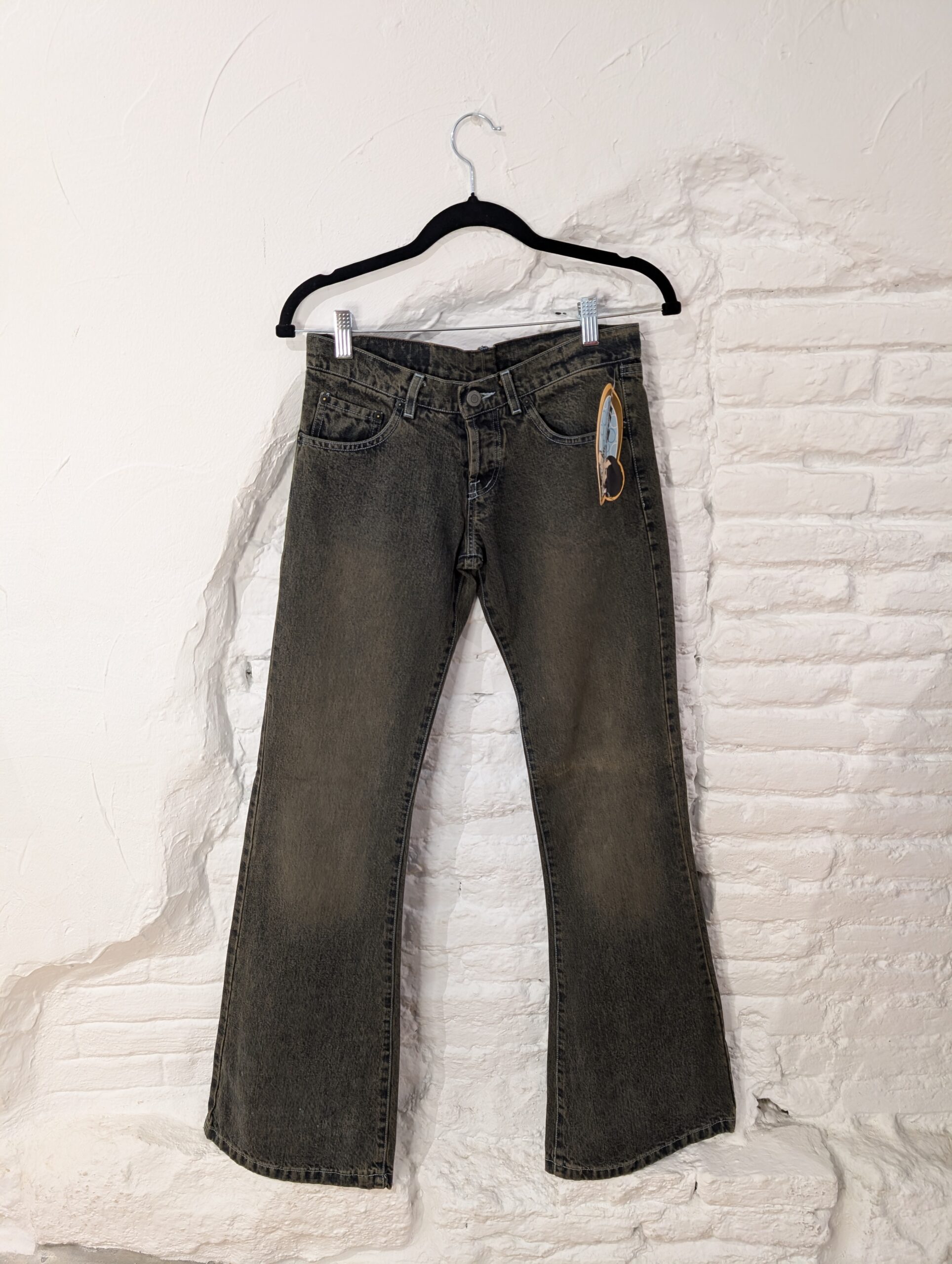 PANTALÓN VAQUERO CAMPANA GRIS OSCURO MOTOR