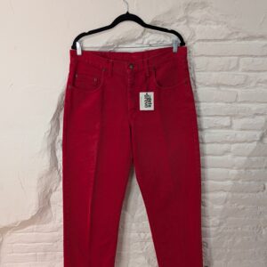 PANTALÓN VAQUERO ROJO LEE