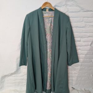 GABARDINA AZUL VERDOSO