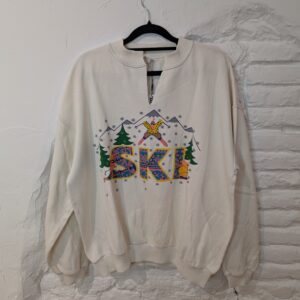 SUDADERA BLANCA SKI