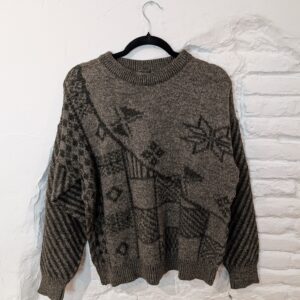 JERSEY NAVIDEÑO MARRÓN GRISÁCEO