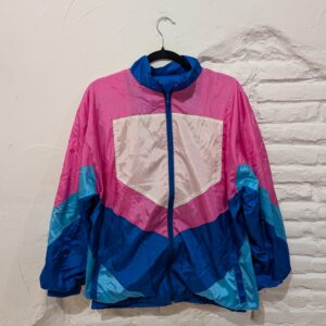CHAQUETA CRAZY ROSA Y AZUL