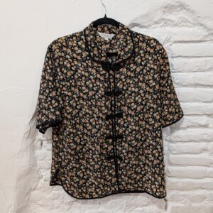 BLUSA FLORES ESTILO CHINO